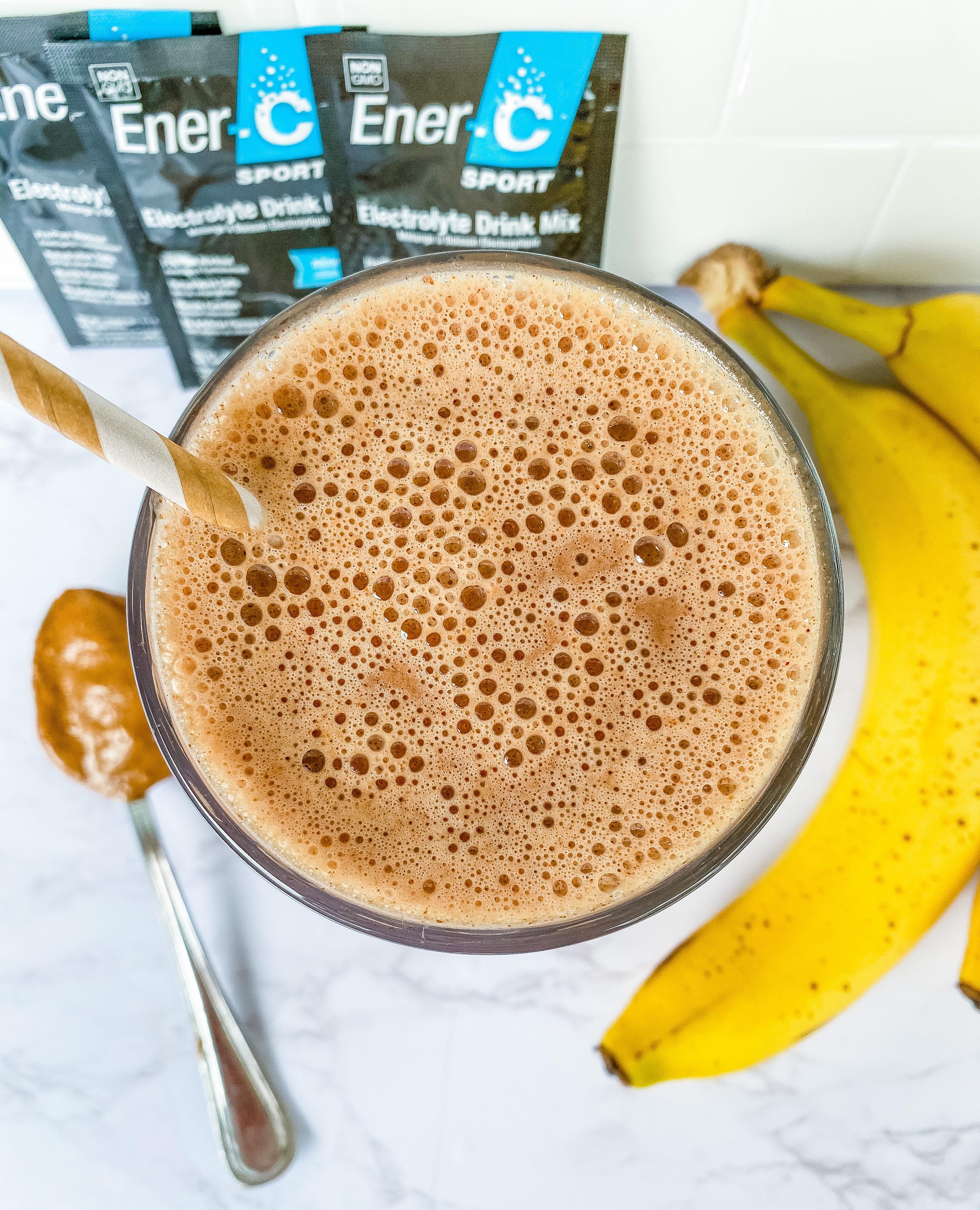 Chocolate Oatmeal Almond Butter Power Smoothie – Ener-Life - Natural Health Supplements
