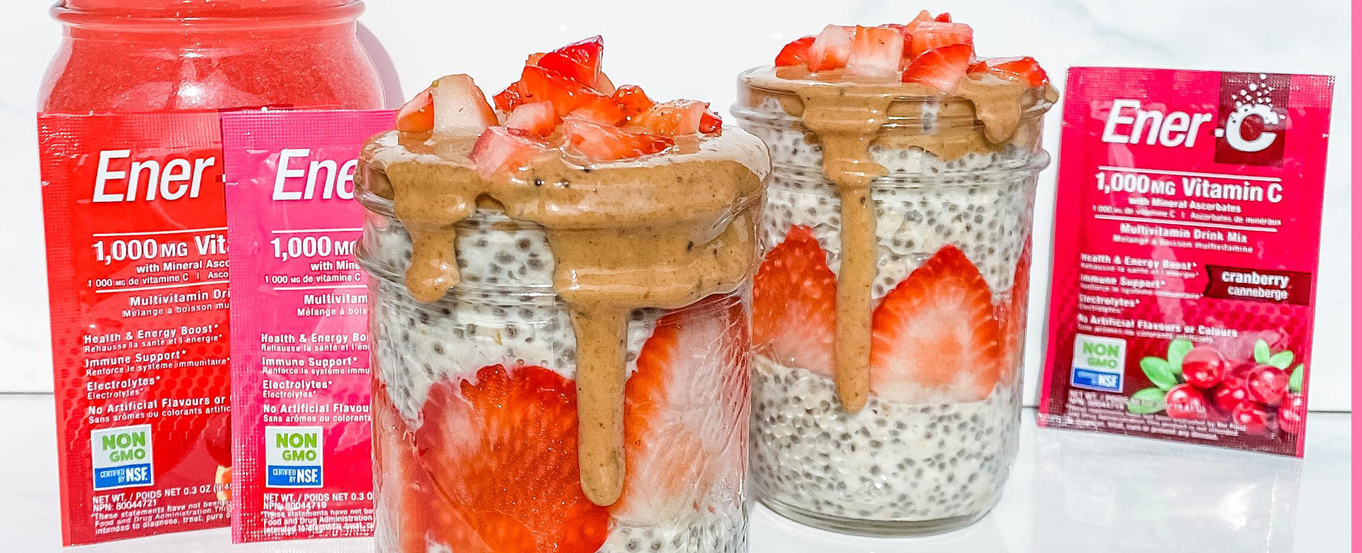 Peanut Butter & Jelly Overnight Oats – Ener-Life - Natural Health Supplements