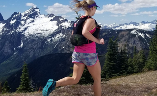 An example of trail running which often requires regular replenishment of water and electrolytes through electrolyte drink mix packs like the Ener-C Sport