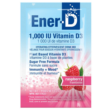 Ener-D+ Vitamin D Drink Mix | 1,000 IU of Vitamin D3